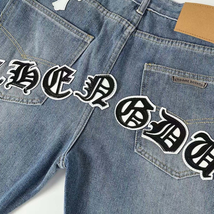 Men Vintage Distressed Denim Jeans Straight Leg Trousers Streetwear Pants Casual Bottoms Joggers Clothes Women