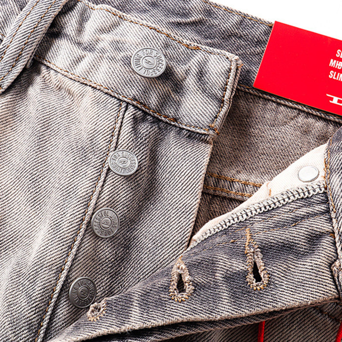 Men Retro Loose Fit Jeans straight-leg Pants Streetwear Bottoms Daily Casual Trousers Unisex