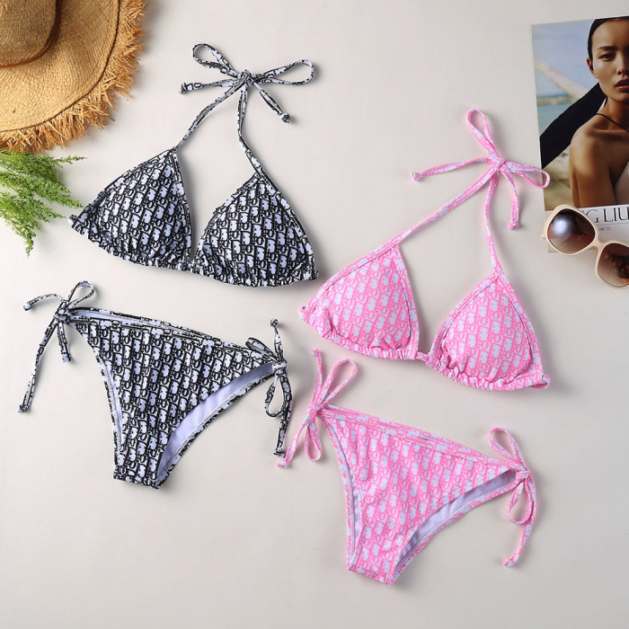 Women Two Piece Bikini Set Sport Bra Swimsuit Beach Thong Swimwear Bathing Suit