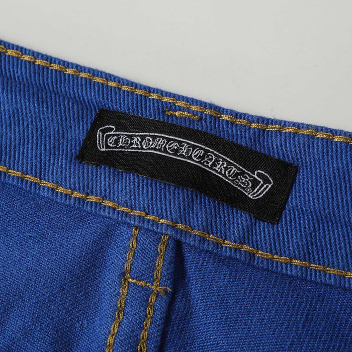 Men Vintage Distressed Denim Jeans Straight Leg Trousers Streetwear Pants Casual Bottoms Joggers Clothes Women