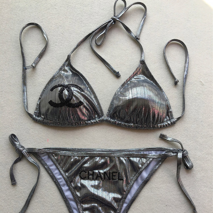 Women Two Piece Bikini Set Sport Bra Swimsuit Beach Thong Swimwear Bathing Suit