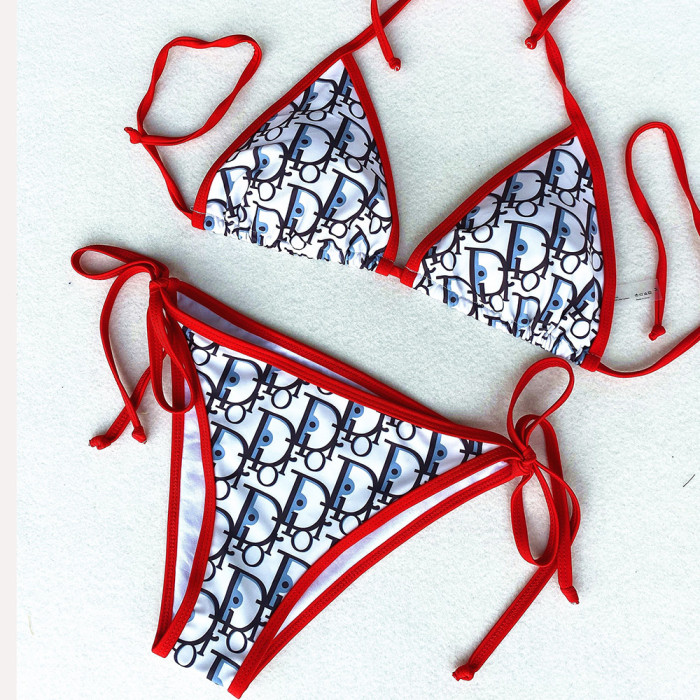 Women Two Piece Bikini Set Sport Bra Swimsuit Beach Thong Swimwear Bathing Suit