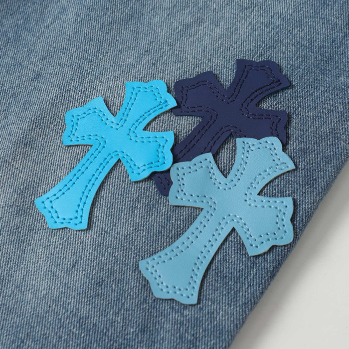 Men Vintage Distressed Denim Jeans Straight Leg Trousers Streetwear Pants Casual Bottoms Joggers Clothes Women