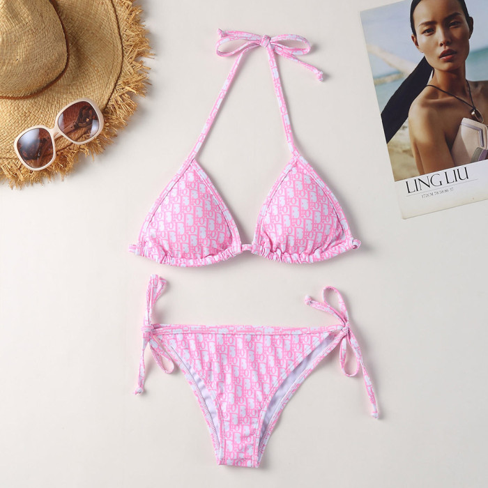 Women Two Piece Bikini Set Sport Bra Swimsuit Beach Thong Swimwear Bathing Suit