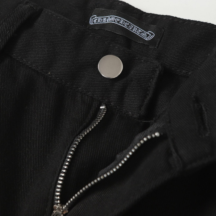 Men Vintage Distressed Denim Jeans Straight Leg Trousers Streetwear Pants Casual Bottoms Joggers Clothes Women