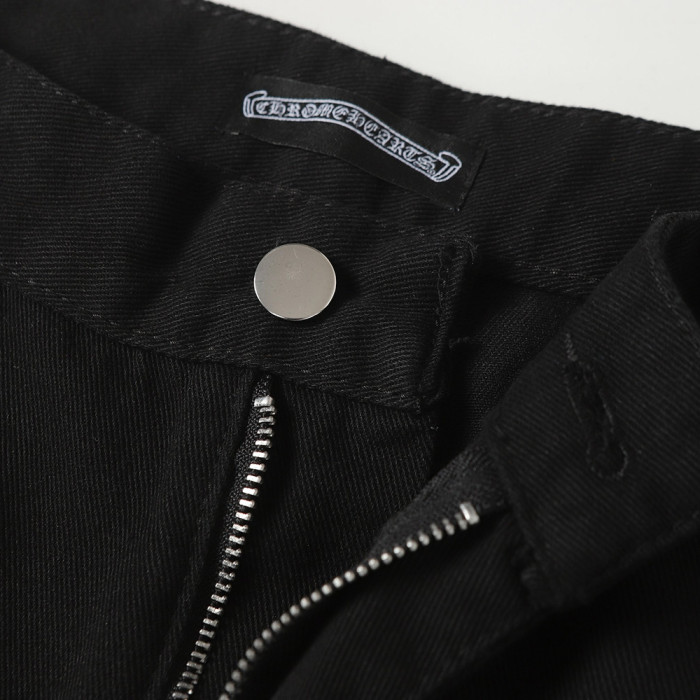 Men Vintage Distressed Denim Jeans Straight Leg Trousers Streetwear Pants Casual Bottoms Joggers Clothes Women