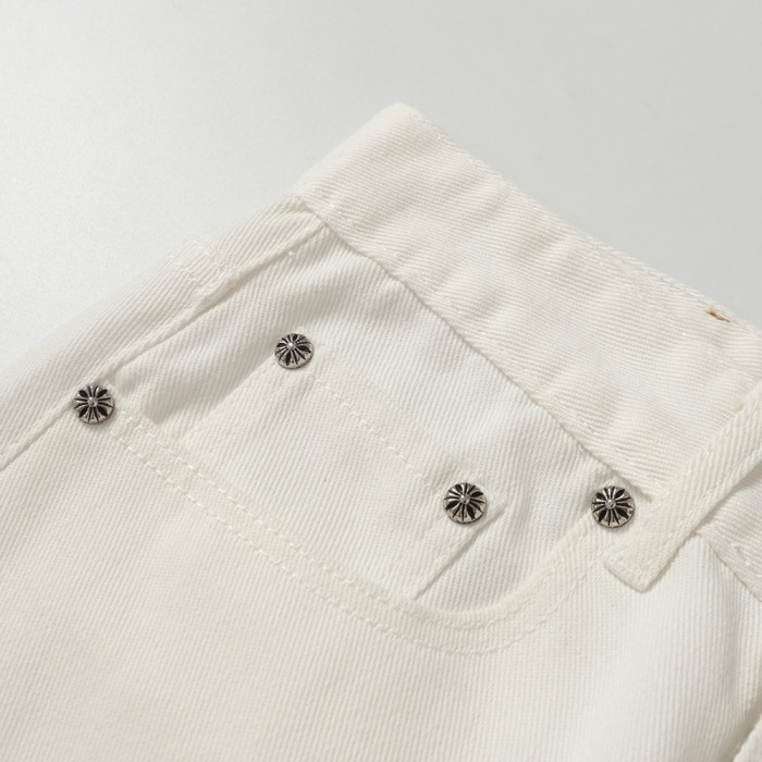 Men Vintage Distressed Denim Jeans Straight Leg Trousers Streetwear Pants Casual Bottoms Joggers Clothes Women