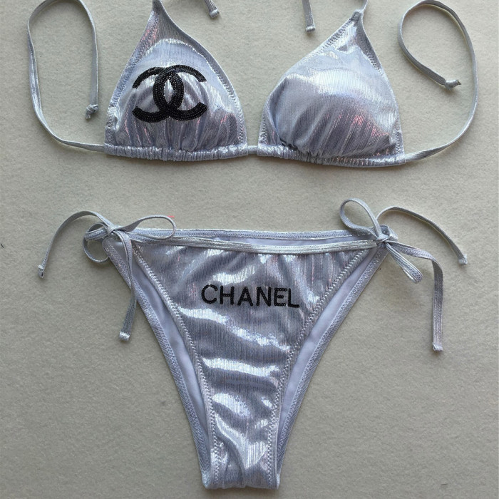 Women Two Piece Bikini Set Sport Bra Swimsuit Beach Thong Swimwear Bathing Suit