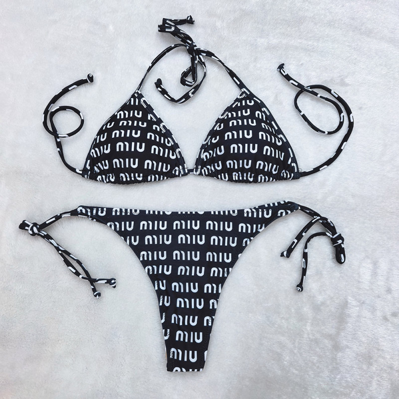 Women Two Piece Bikini Set Sport Bra Swimsuit Beach Thong Swimwear Bathing Suit