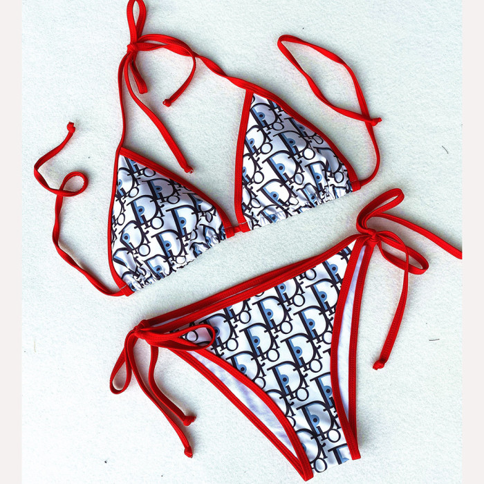 Women Two Piece Bikini Set Sport Bra Swimsuit Beach Thong Swimwear Bathing Suit