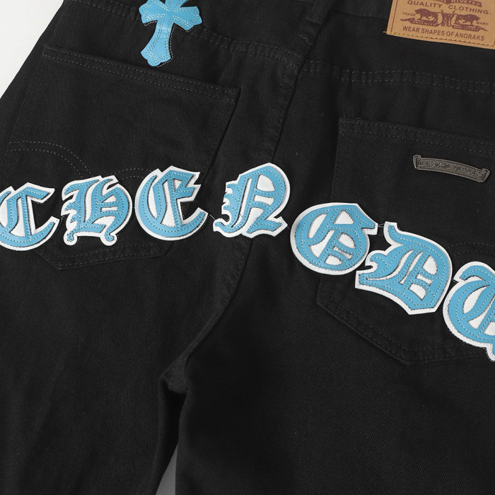 Men Vintage Distressed Denim Jeans Straight Leg Trousers Streetwear Pants Casual Bottoms Joggers Clothes Women