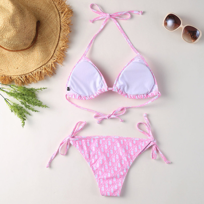 Women Two Piece Bikini Set Sport Bra Swimsuit Beach Thong Swimwear Bathing Suit