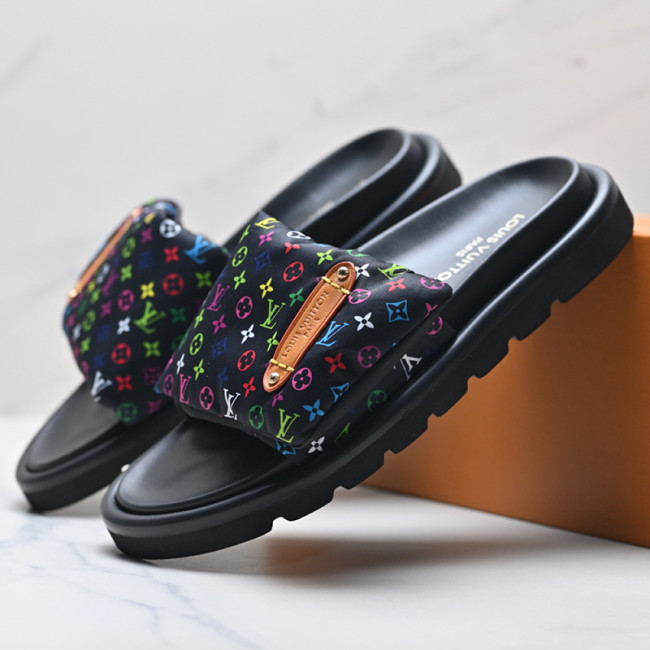 Men women Slides Slip On Slippers Mules Sandals Casual Shoes Sole Unisex 35-45