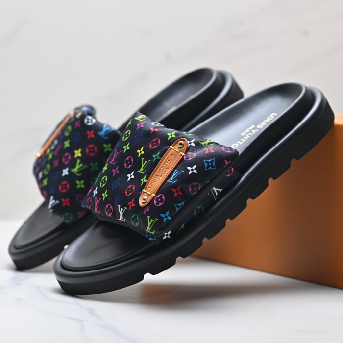 Men women Slides Slip On Slippers Mules Sandals Casual Shoes Sole Unisex 35-45