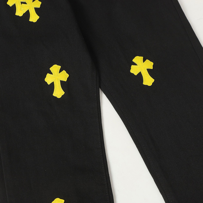 Men Vintage Distressed Denim Jeans Straight Leg Trousers Streetwear Pants Casual Bottoms Joggers Clothes Women