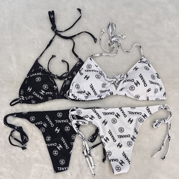 Women Two Piece Bikini Set Sport Bra Swimsuit Beach Thong Swimwear Bathing Suit