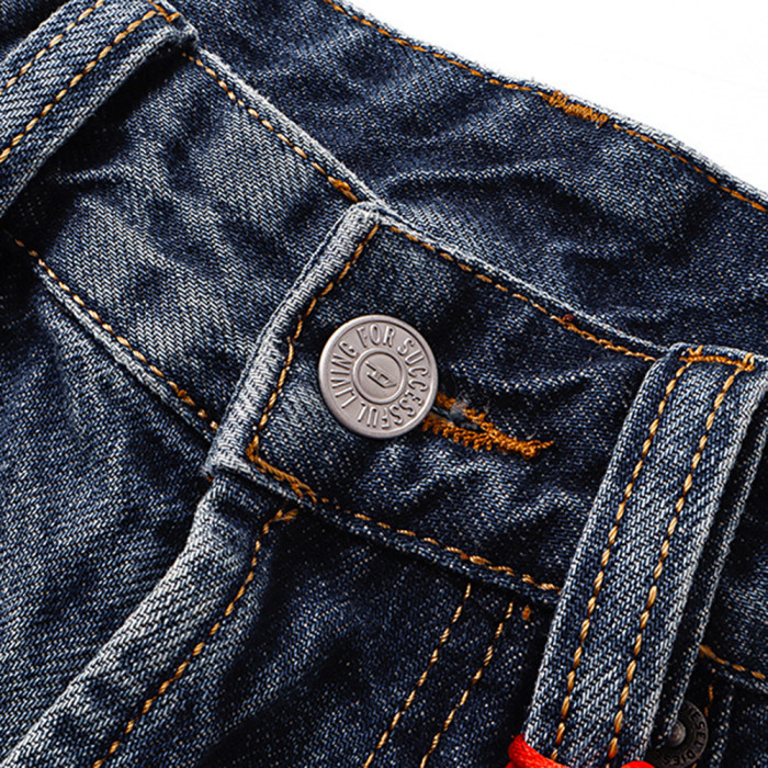 Men Retro Loose Fit Jeans straight-leg Pants Streetwear Bottoms Daily Casual Trousers Unisex