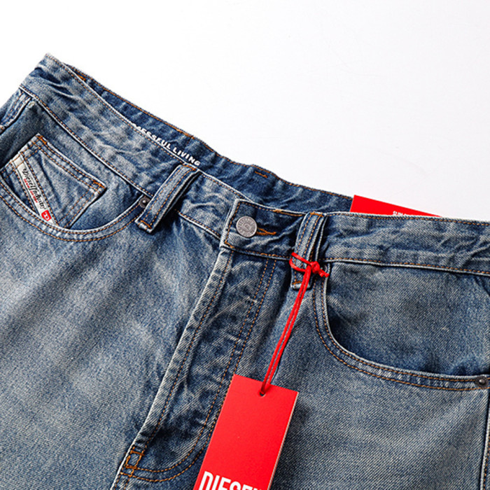 Men Retro Loose Fit Jeans straight-leg Pants Streetwear Bottoms Daily Casual Trousers Unisex