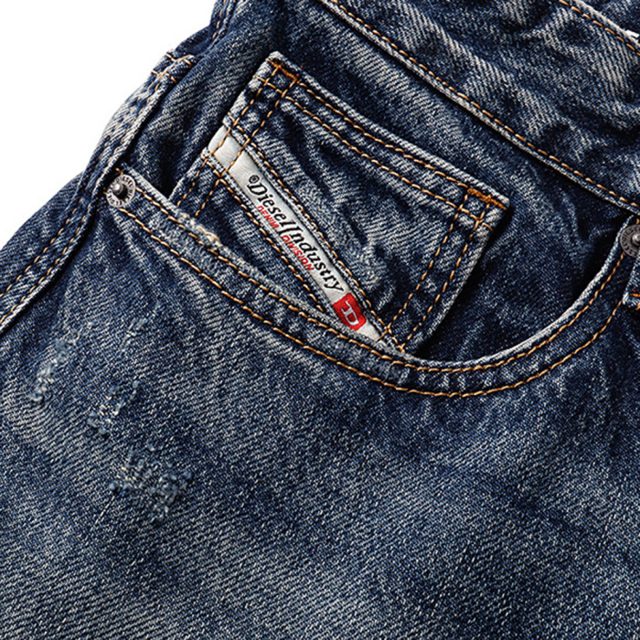 Men Retro Loose Fit Jeans straight-leg Pants Streetwear Bottoms Daily Casual Trousers Unisex