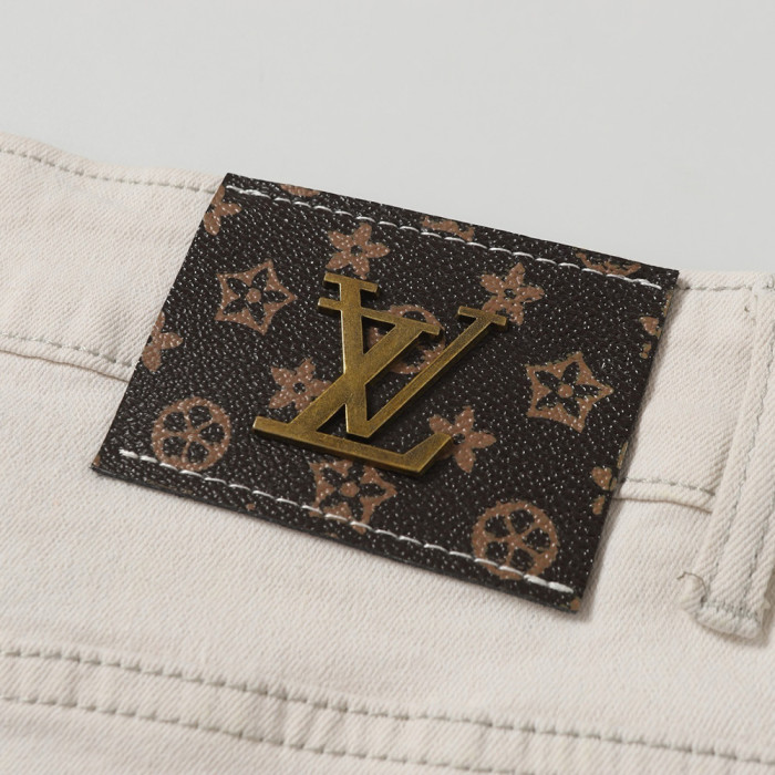 Men Vintage Distressed Denim Jeans Straight Leg Trousers Streetwear Pants Casual Bottoms Joggers Clothes Women