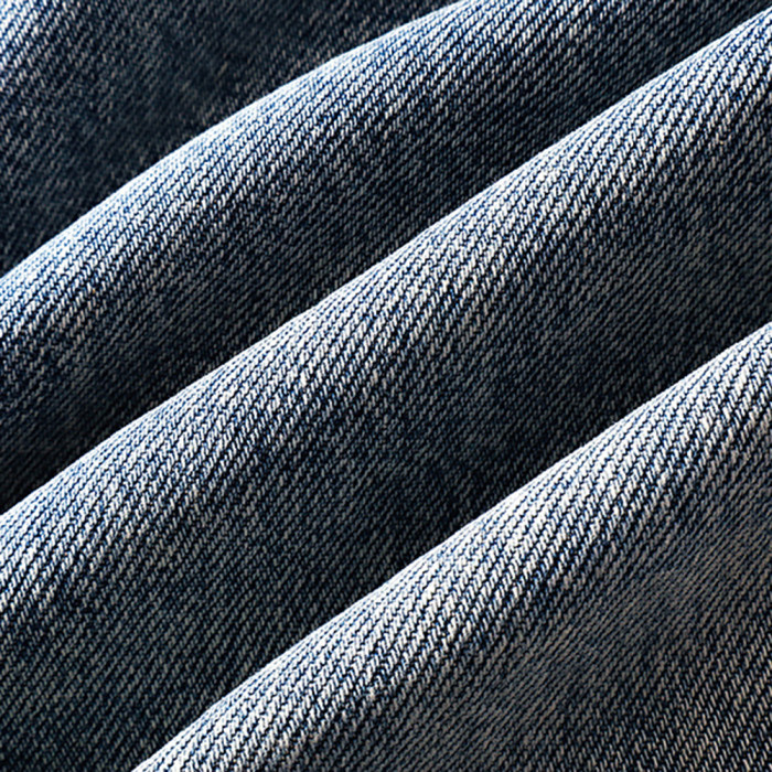 Men Retro Loose Fit Jeans straight-leg Pants Streetwear Bottoms Daily Casual Trousers Unisex