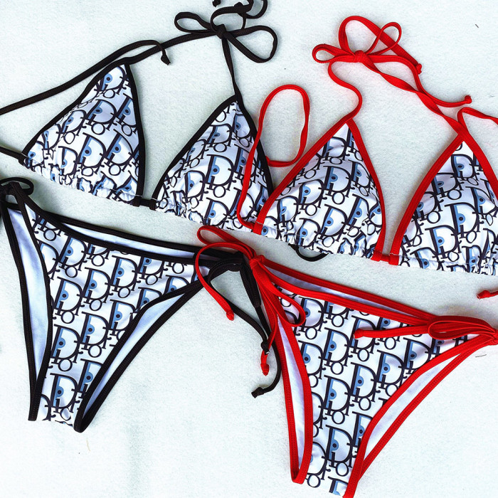 Women Two Piece Bikini Set Sport Bra Swimsuit Beach Thong Swimwear Bathing Suit