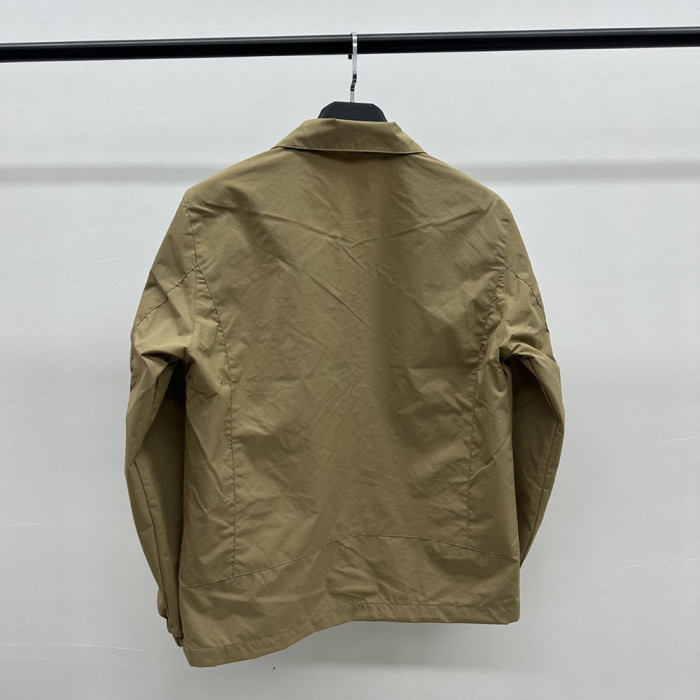 Men Women Classic Zip Jacket Vintage Windbreaker Long Sleeves Outwear Tops Casual Coats Unisex