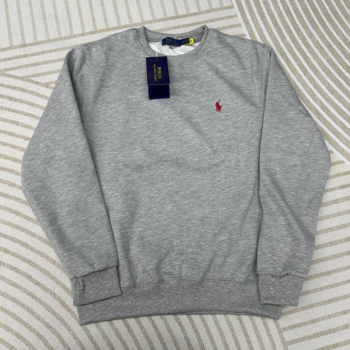 Men Women Crew Neck Sweatshirt Cotton Fleece Pullover Long Sleeves Sports Shirt Tops Casual Streetwear Unisex