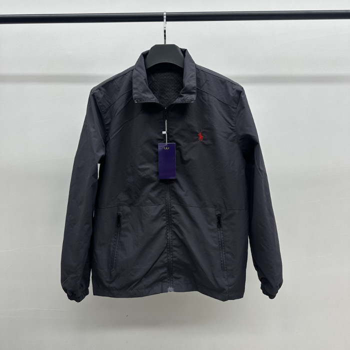 Men Women Classic Zip Jacket Vintage Windbreaker Long Sleeves Outwear Tops Casual Coats Unisex