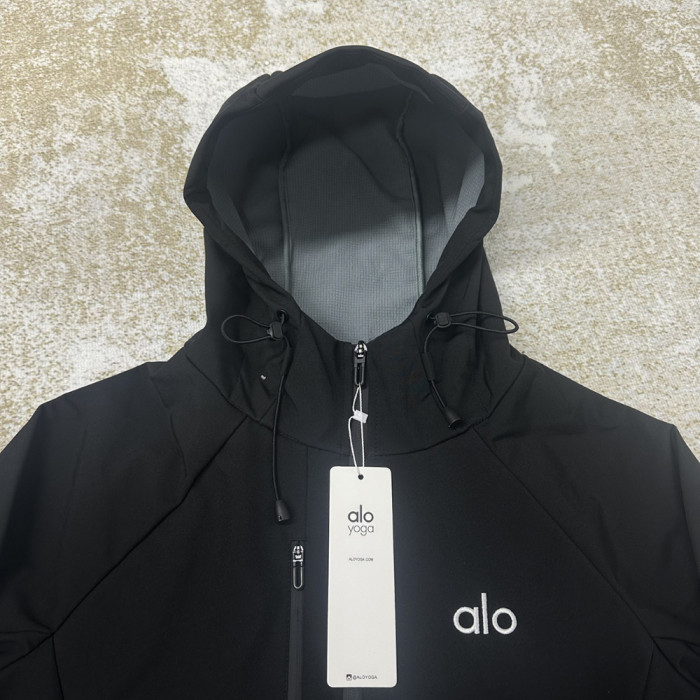 Men Women Fleece Lined Windproof Hooded Jacket Full Zip Windbreaker Long Sleeves Casual Coats Unisex