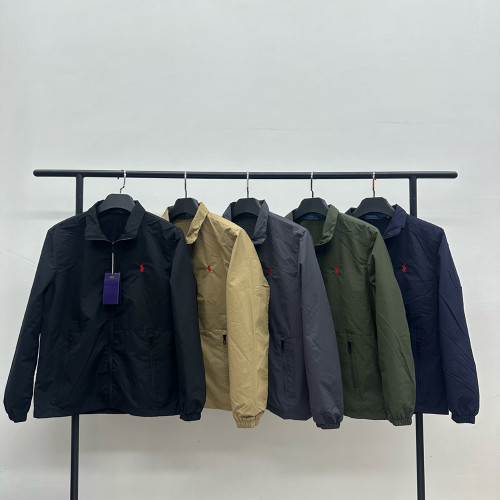 Men Women Classic Zip Jacket Vintage Windbreaker Long Sleeves Outwear Tops Casual Coats Unisex