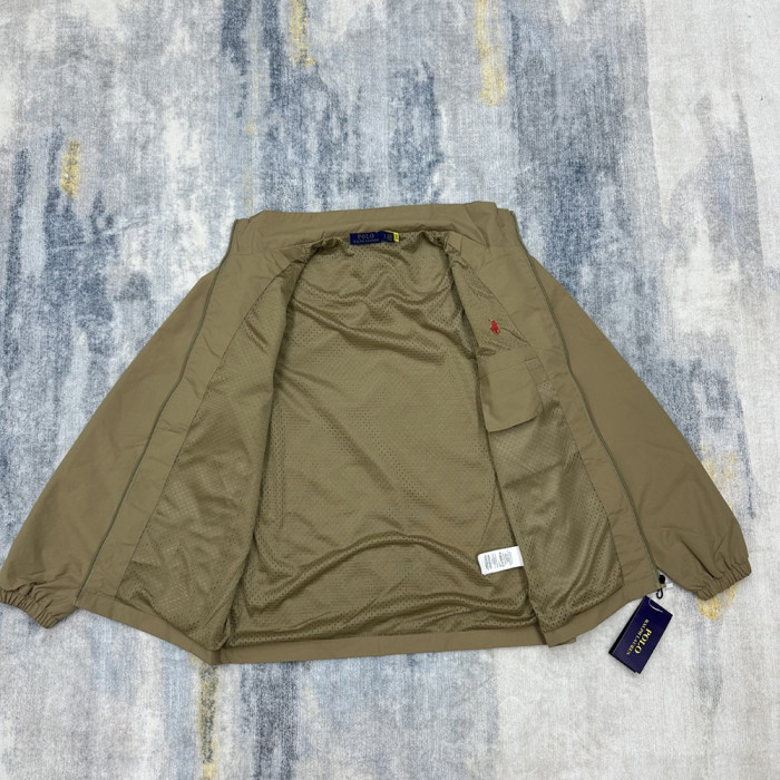 Men Women Classic Zip Jacket Vintage Windbreaker Long Sleeves Outwear Tops Casual Coats Unisex