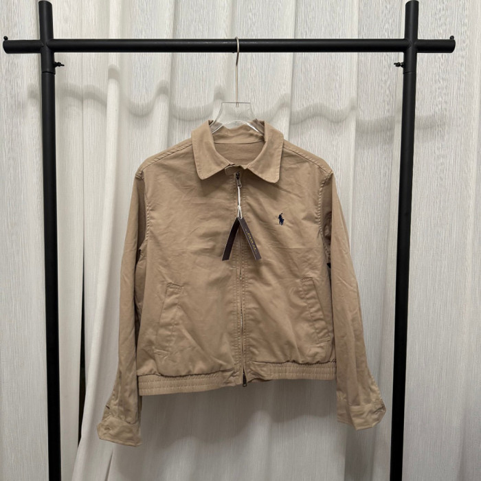 Men Women Classic Zip Jacket Vintage Windbreaker Long Sleeves Outwear Tops Casual Coats Unisex