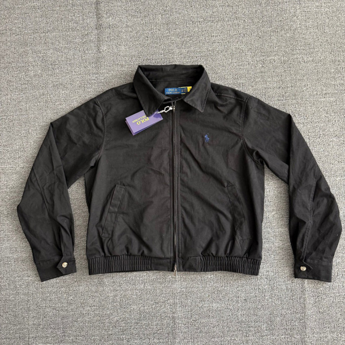 Men Women Classic Zip Jacket Vintage Windbreaker Long Sleeves Outwear Tops Casual Coats Unisex