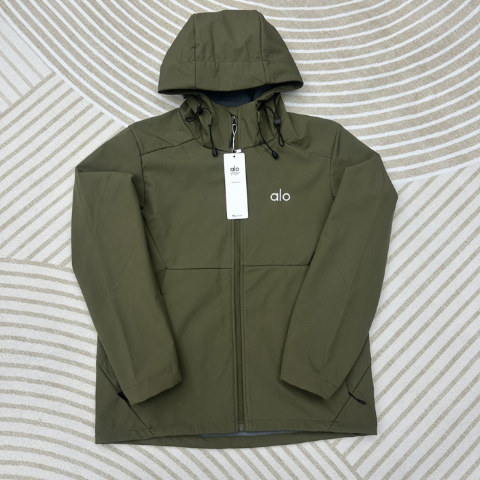 Men Women Fleece Lined Windproof Hooded Jacket Full Zip Windbreaker Long Sleeves Casual Coats Unisex