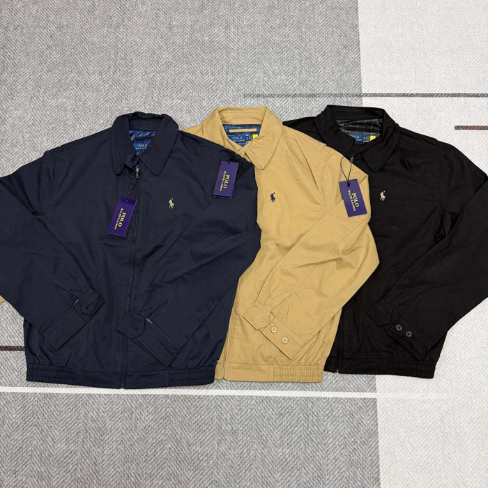 Men Women Classic Zip Jacket Vintage Windbreaker Long Sleeves Outwear Tops Casual Coats Unisex