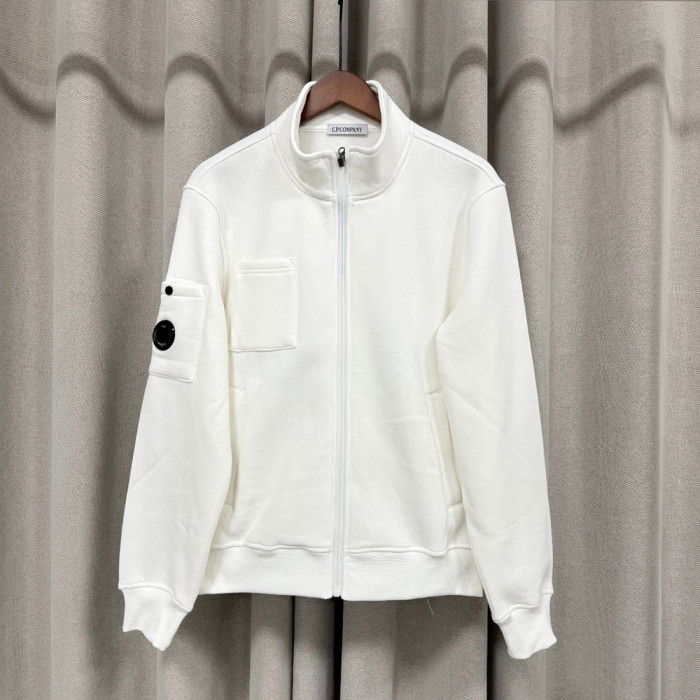 Men Women High Neck Sweatshirt Full Zip Cotton Fleece Pullover Long Sleeves Sports Shirt Tops Casual Streetwear Unisex