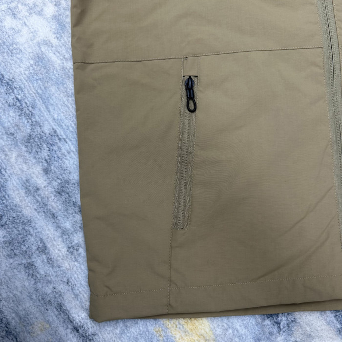 Men Women Classic Zip Jacket Vintage Windbreaker Long Sleeves Outwear Tops Casual Coats Unisex