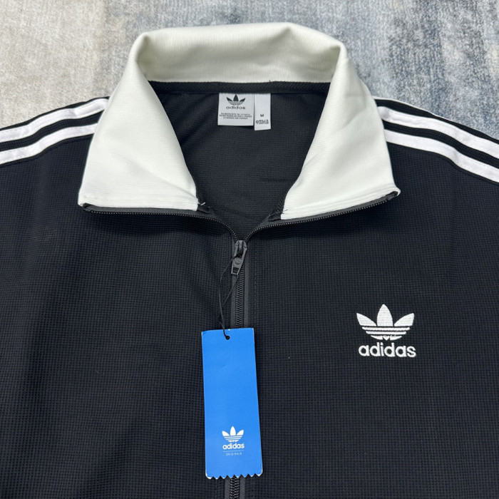 Men Women Knit Track Jacket Stand Collar Casual Zip-up Jacket Sportswear Coats Outdoor Tops Unisex