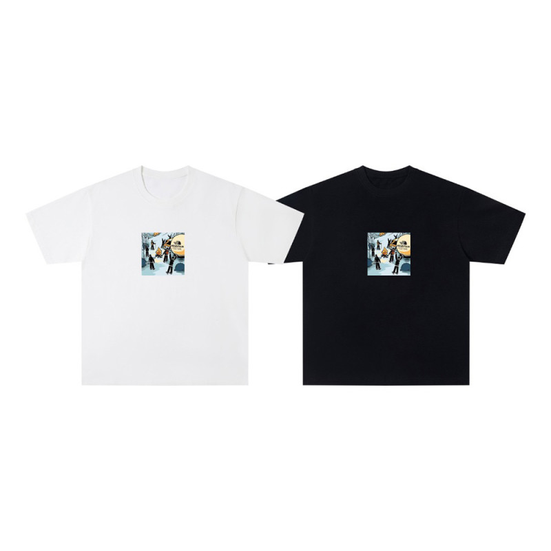 Men Women Cotton Crew Neck T-shirt Short Sleeve T-shirt Pullover Tops Sweatshirt Unisex Tee Casual T-shirt