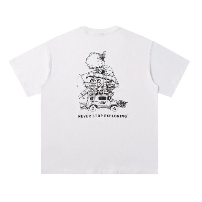 Men Women Cotton Crew Neck T-shirt Short Sleeve T-shirt Pullover Tops Sweatshirt Unisex Tee Casual T-shirt