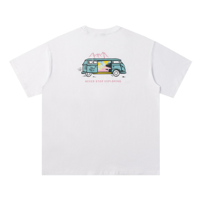 Men Women Cotton Crew Neck T-shirt Short Sleeve T-shirt Pullover Tops Sweatshirt Unisex Tee Casual T-shirt