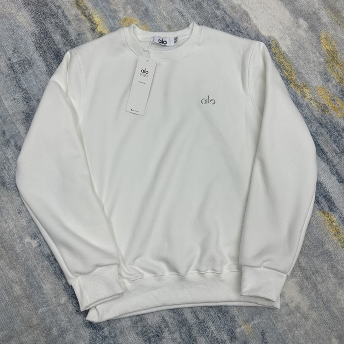 Men Women Crew Neck Sweatshirt Cotton Fleece Pullover Long Sleeves Sports Shirt Tops Casual Streetwear Unisex