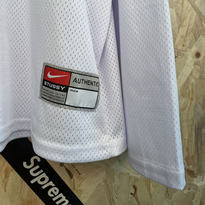 Men Women Crew Neck Sweatshirt Mesh Pullover Long Sleeves Sports Shirt Tops Casual Streetwear Unisex