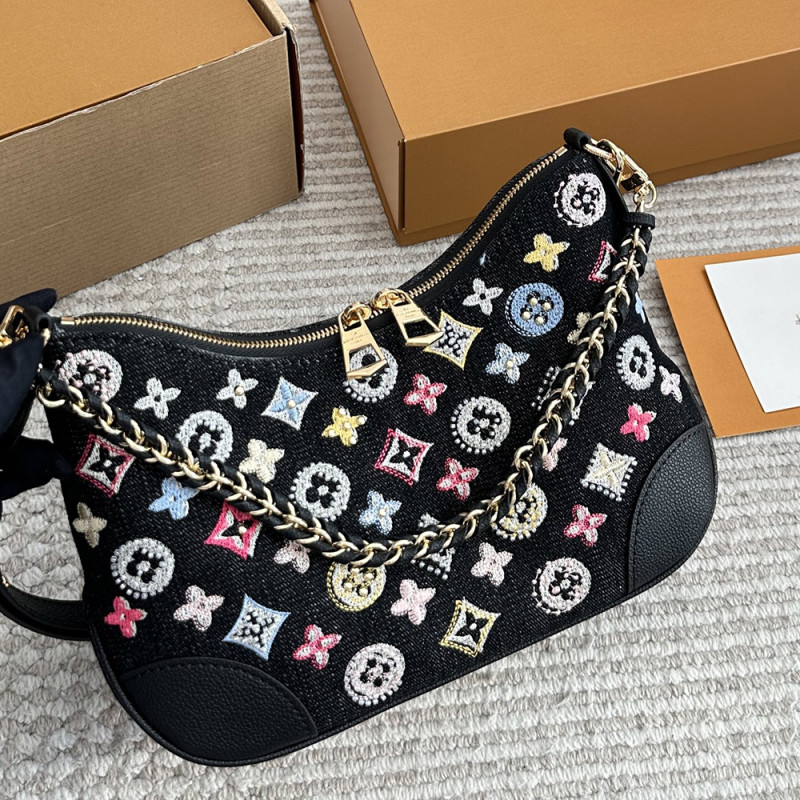 Women's Large Hobo Shoulder Bag Handbags Croissant Bag For Daily Use