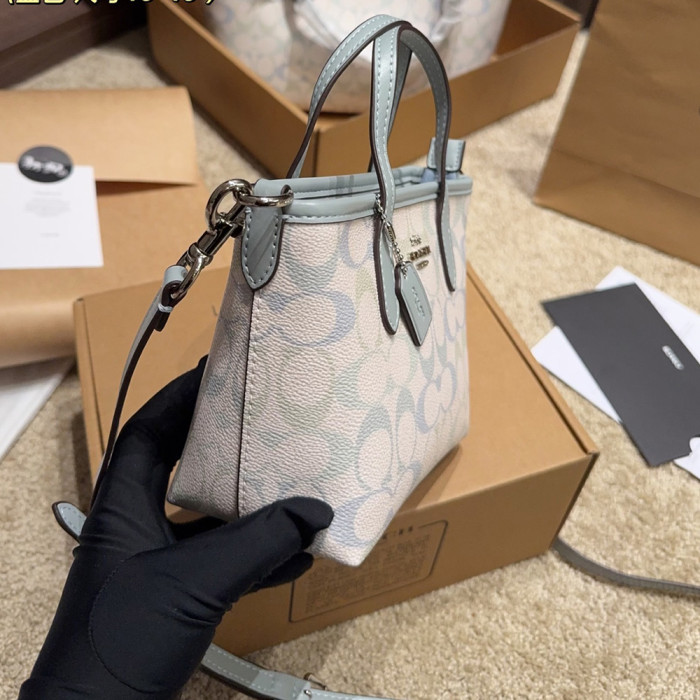 Women's Open-Top Shopper Tote Bag Shoulder Hobo Bag Snap Closure Handbag For Daily Use 16cm