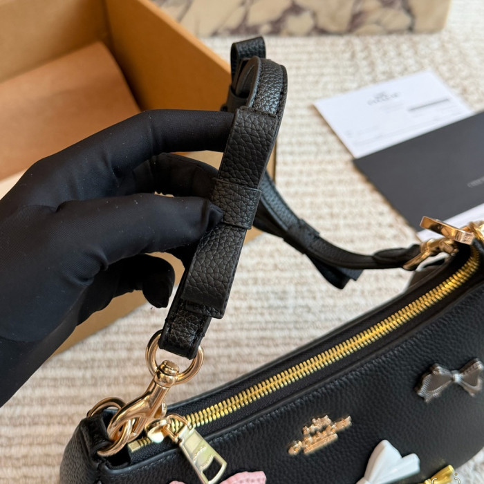 Women Leather Hobo Bag Zip-top Closure Shoulder Bag Underarm Bag Shopping Bag Handbags 24 CM