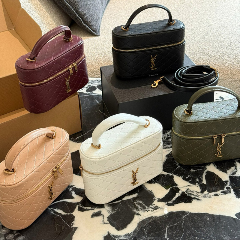 Women Classic Quilted Vanity Bag Shoulder Bag Hobo Handbags Top Handle Crossbody Bag For Daily Wear