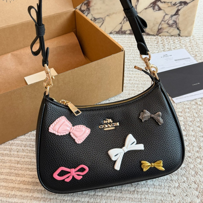 Women Leather Hobo Bag Zip-top Closure Shoulder Bag Underarm Bag Shopping Bag Handbags 24 CM
