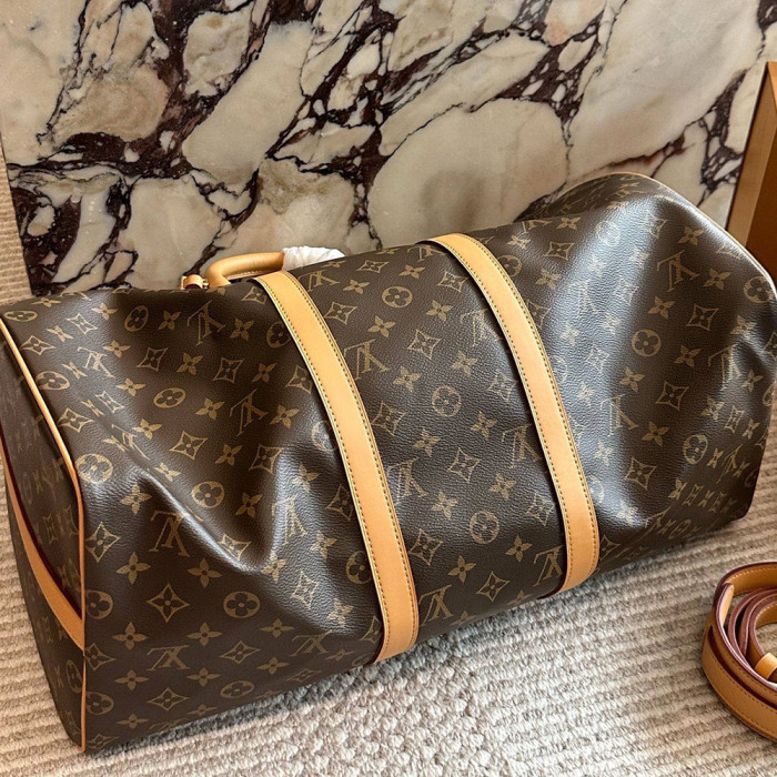 Men Women Large Capacity Travel Duffel Bag Carry-on Luggage Tote Shoulder Bag Unisex 50cm